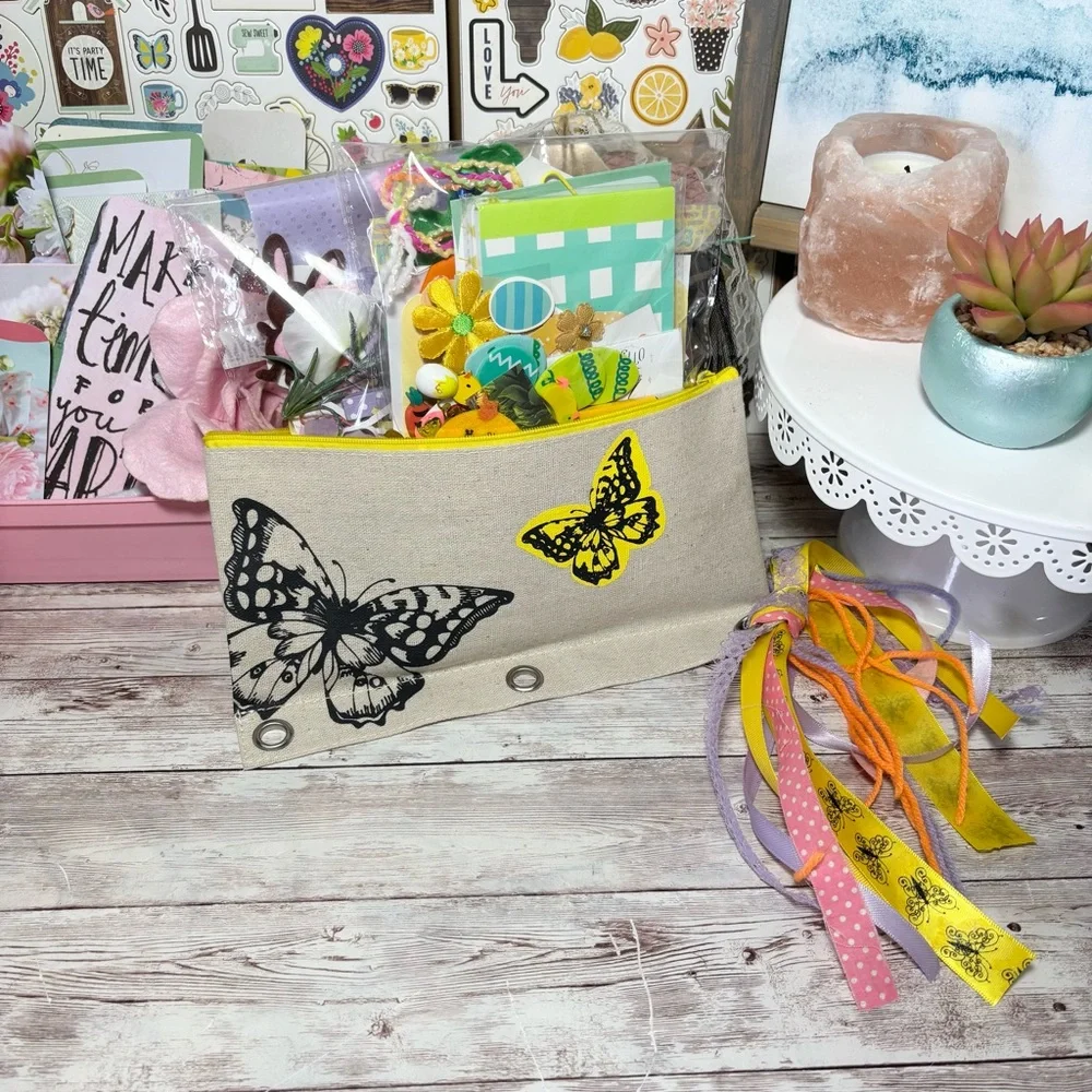 Spring Easter Junk Journal Kit & Planner Decor Supplies Scrapbook Lot Ephemera